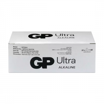 GP LR6 AA Ultra Alkaline (G-TECH) industrial baterijos 40 vnt.