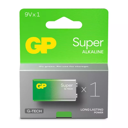 GP 6LR61 Super Alkaline (G-TECH) baterijos 1 vnt.