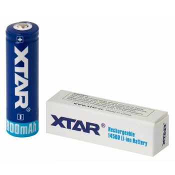 Xtar 14500 įkraunama baterija 800 mAh