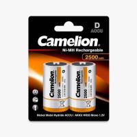 Camelion HR20 D 2500mAh įkraunamos baterijos, 2 vnt.