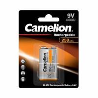 Camelion HR22 9V 250mAh įkraunamos baterijos, 2 vnt.