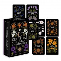 Celestial Flora Affirmacijos kortos Leaping Hare Press