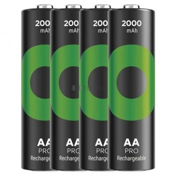 GP R6 AA Recyko PRO 2000mAh įkraunamos baterijos 4 vnt. (nauja pakuotė)