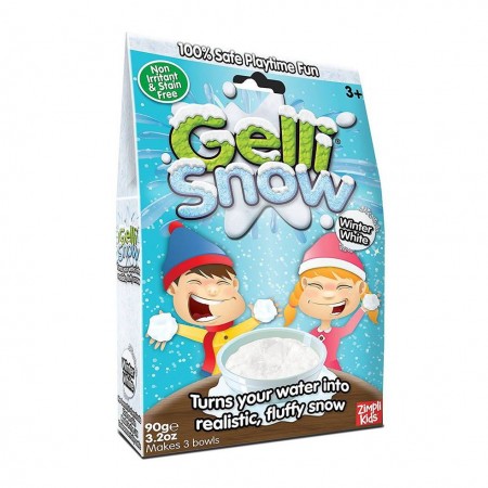 Gelli Baff Gelli Snow Winter White sensorinis žaidimas dirbtinis sniegas (baltas) 90g