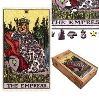 Tarot: The Empress (Rider-Waite) Dėlionė Iš Medžio (250 detalių) Fantasy Puzzles