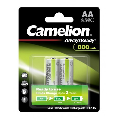 Camelion HR6 AA R2U  800mAh įkraunamos baterijos, 2 vnt.