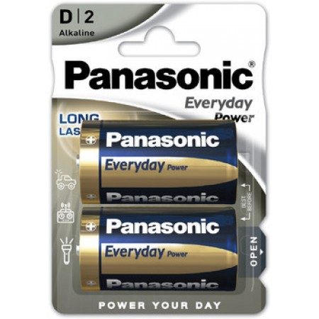 Panasonic EVERYDAY LR20/D, 2 vnt.