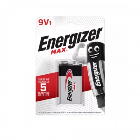 Energizer 9V  Max baterija, 1 vnt.