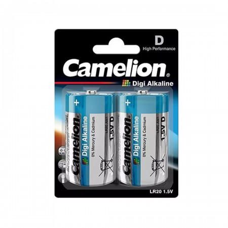 Camelion LR20 D Digi Alkaline šarminės baterijos 2 vnt.