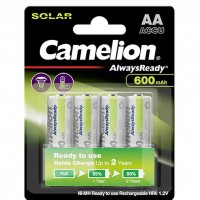 Camelion R2U HR6 AA 600mAh įkraunamos baterijos, 4 vnt.