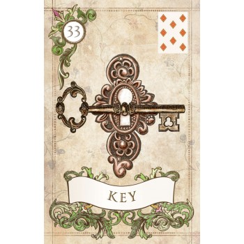 Kosmetinis defektas Old Style Lenormand Kortos US Games Systems