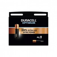 Duracell Optimum MN1500 AA šarminės baterijos 8 vnt.