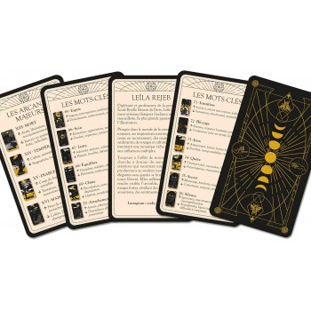 Tarot de la Danse des âmes kortos prancūzų kalba Grimaud Cartomancie