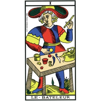 Mini Tarot de Marseille Kortos Prancūzų Kalba Grimaud Cartomancie