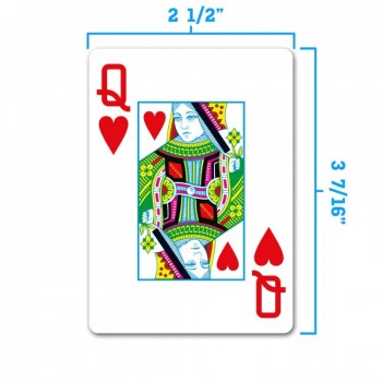 Kosmetinis defektas 1546 Elite Poker size - Jumbo index žaidimo kortos (mėlynos) Copag