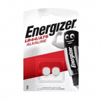 Energizer G13 LR44 / A76 šarminės monetinės baterijos, 2 vnt.