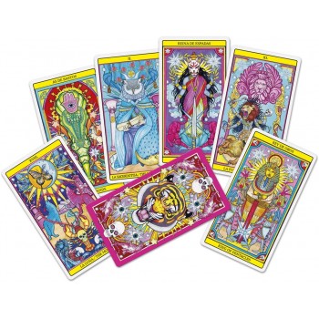 Tarot De El Dios De Los Tres kortos Fournier