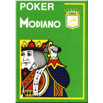 Poker 4 Jumbo Index kortos (šviesiai žalios) Modiano