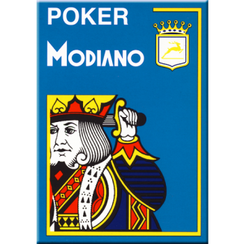 Poker 4 Jumbo Index kortos (šviesiai mėlynos) Modiano