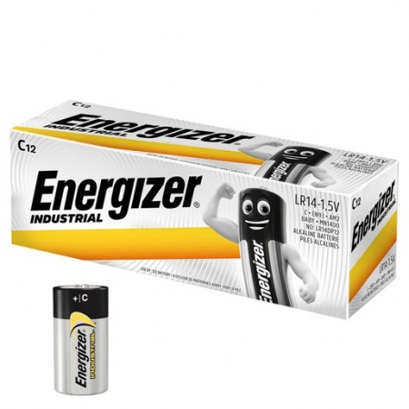 Energizer Industrial C Alkaline LR14 baterijos 12 vnt.