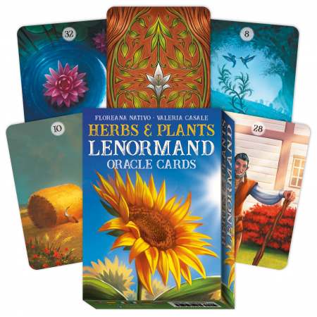 Herbs & Plants Lenormand oracle kortos Lo Scarabeo