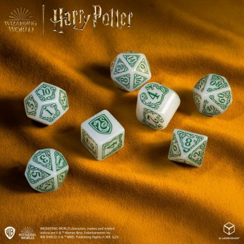 Harry Potter. Slytherin Modern Dice kauliukų rinkinys (baltos sp.)