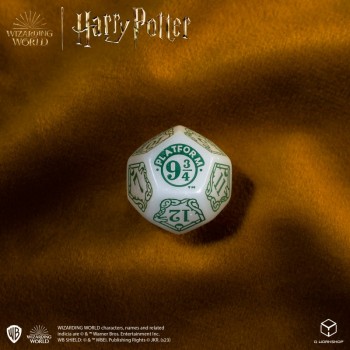 Harry Potter. Slytherin Modern Dice kauliukų rinkinys (baltos sp.)