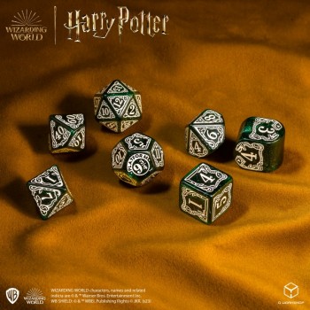 Harry Potter. Slytherin Modern Dice kauliukų rinkinys (žalios sp.)