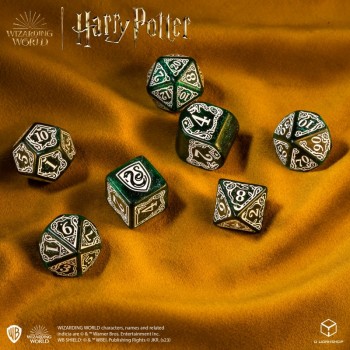 Harry Potter. Slytherin Modern Dice kauliukų rinkinys (žalios sp.)