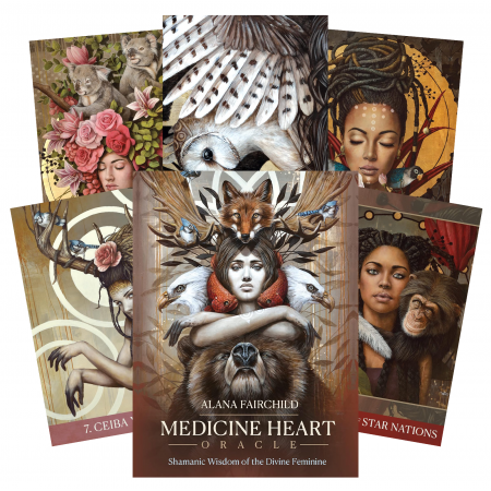 Medicine Heart Oracle kortos Blue Angel