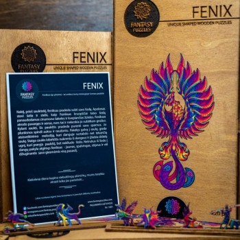 Fenix Dėlionė Iš Medžio L Dydis (240 detalių) Fantasy Puzzles