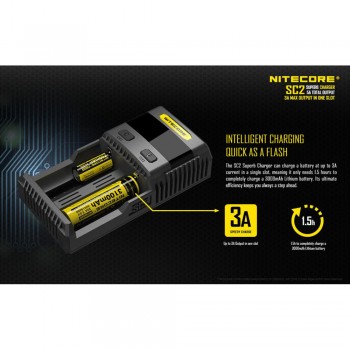 NITECORE SC2 Superb Charger Baterijų įkroviklis