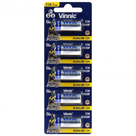 Vinnic 23A L1028 baterijos 5 vnt.