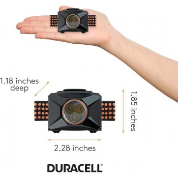 Duracell Led Headlamp 200 Lumens prožektorius ant galvos 