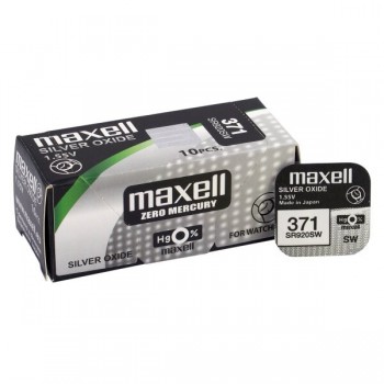 Maxell 371 (SR920SW) baterijos 10 vnt.