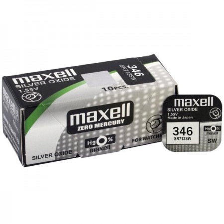 Maxell 346 (SR712SW) baterijos 10 vnt.