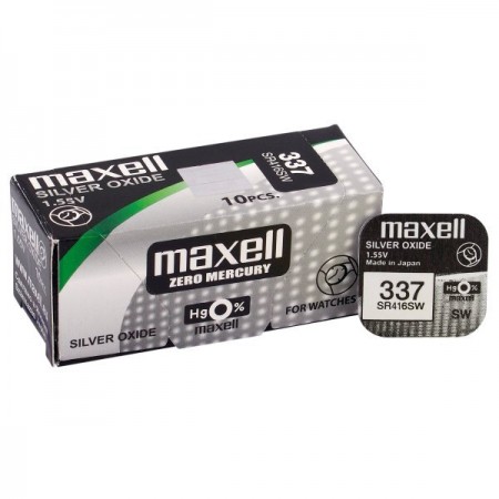 Maxell 337 (SR416SW) baterijos 10 vnt.