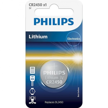 Philips CR2450 baterijos 1 vnt.