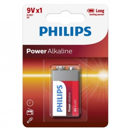 Philips 6LR61 9V Power baterijos 1 vnt.