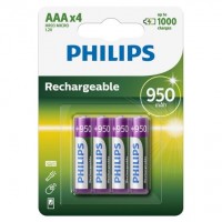Philips HR03 AAA 950mAh įkraunamos baterijos 4 vnt.