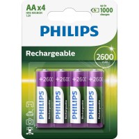 Philips HR6 AA 2600mAh įkraunamos baterijos 4 vnt.