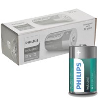 Philips LR20 D Industrial baterijos 10 vnt.
