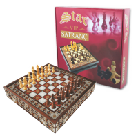 Vip Chess Set Hatem Lux L dydžio šachmatų rinkinys Star