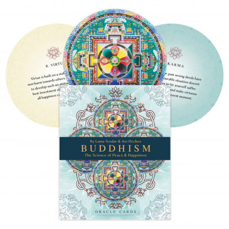 Buddhism: The Science of Peace & Happiness Oracle kortos Blue Angel