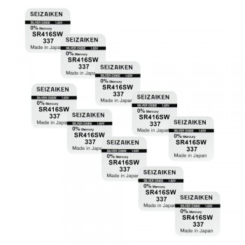 Seizaiken 337 (SR416SW) baterijos 10 vnt.