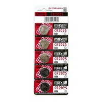 Maxell CR2025 Lithium baterijos 5 vnt.