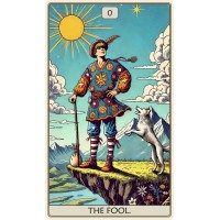 Tarot: The Fool Dėlionė Iš Medžio (250 detalių) Fantasy Puzzles