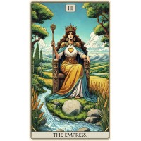 Tarot: The Empress Dėlionė Iš Medžio (250 detalių) Fantasy Puzzles