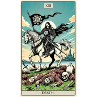 Tarot: The Death Dėlionė Iš Medžio (250 detalių) Fantasy Puzzles