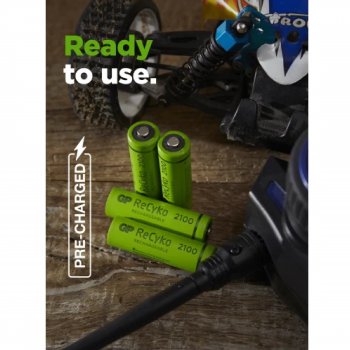 GP R6 AA Recyko 2700 2600mAh įkraunamos baterijos 4 vnt.